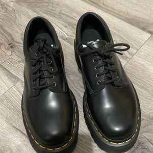 Dr. Martens 8035 Leather Platform Shoes